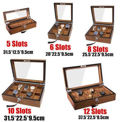 Caja Organizadora de Relojes con Acabado Madera Mate - Image 20