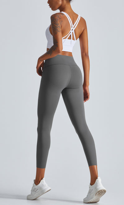 Pantalones de Yoga Cintura Alta Nude Peach con Levantamiento de Glúteos para Mujer - Image 9