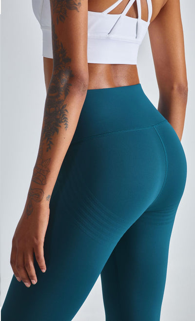 Pantalones de Yoga Cintura Alta Nude Peach con Levantamiento de Glúteos para Mujer - Image 15
