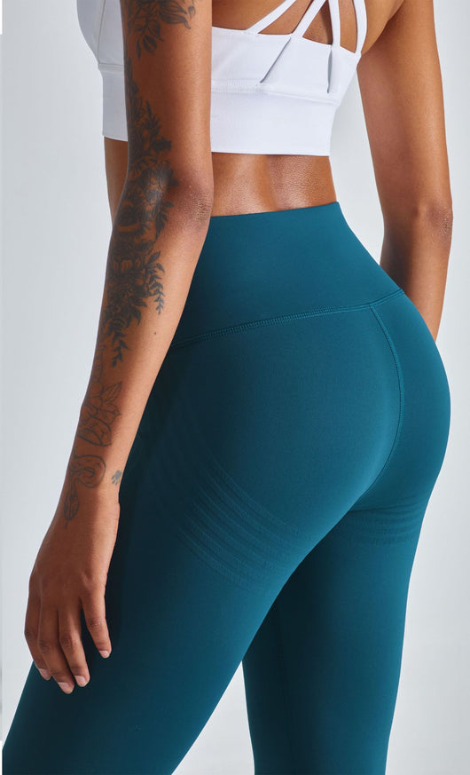 Pantalones de Yoga Cintura Alta Nude Peach con Levantamiento de Glúteos para Mujer - Image 15