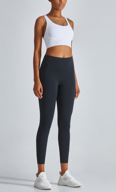 Pantalones de Yoga Cintura Alta Nude Peach con Levantamiento de Glúteos para Mujer - Image 19