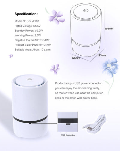 Difusor de Aroma USB para Escritorio - Image 12