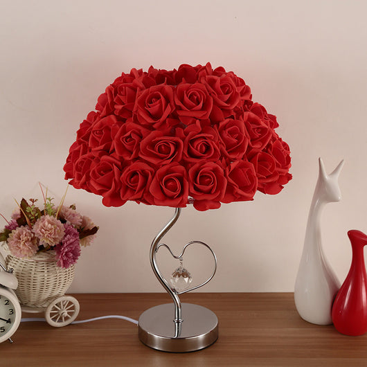 Lámpara de Escritorio Decorativa con Rosas - Luz LED 220V para Dormitorio y Día de Enamorados - Image 13