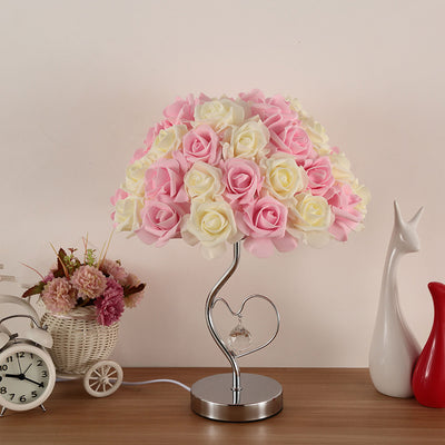Lámpara de Escritorio Decorativa con Rosas - Luz LED 220V para Dormitorio y Día de Enamorados - Image 14