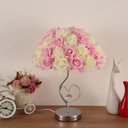 Lámpara de Escritorio Decorativa con Rosas - Luz LED 220V para Dormitorio y Día de Enamorados - Image 14