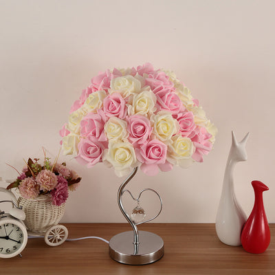 Lámpara de Escritorio Decorativa con Rosas - Luz LED 220V para Dormitorio y Día de Enamorados - Image 16