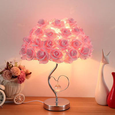 Lámpara de Escritorio Decorativa con Rosas - Luz LED 220V para Dormitorio y Día de Enamorados - Image 19