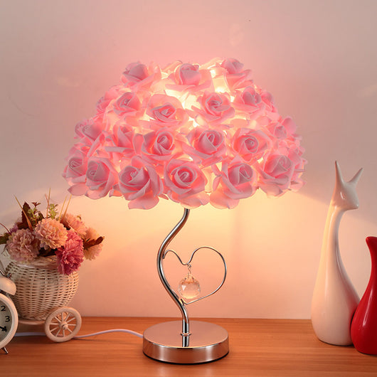 Lámpara de Escritorio Decorativa con Rosas - Luz LED 220V para Dormitorio y Día de Enamorados - Image 19