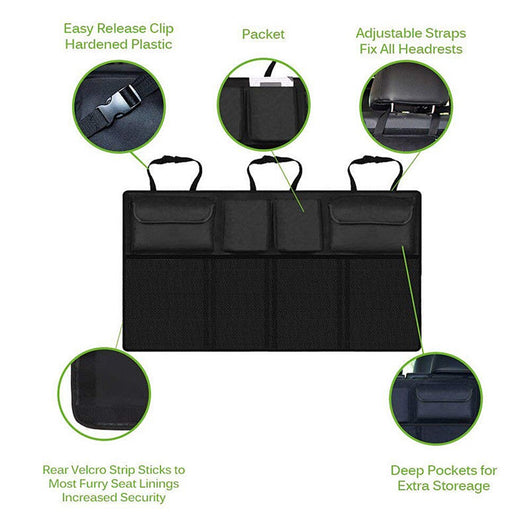 Organizador de Maletero con Bolsas Colgantes Oxford - Almacenamiento Automotriz - Image 11