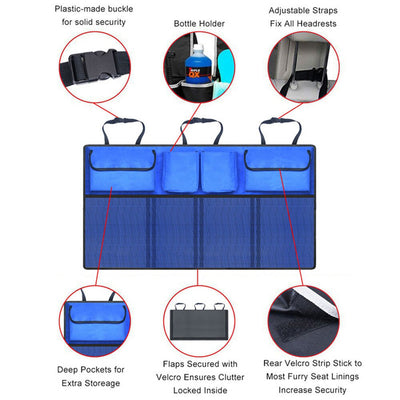 Organizador de Maletero con Bolsas Colgantes Oxford - Almacenamiento Automotriz - Image 13