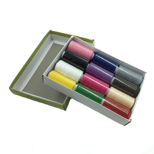 Caja de 12 Colores de Hilo para Coser a Mano - Image 9