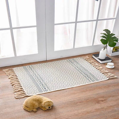 Alfombra de Lino y Algodón Estilo Escandinavo - Image 17