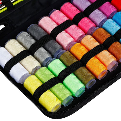 Bolsa de Costura Portátil con Cierre de Cremallera Negro - Image 10