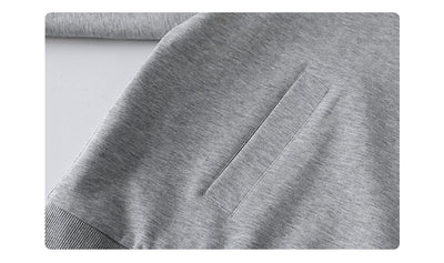 Chaqueta Casual Suelta con Cuello Alto y Letras Bordadas - Image 11