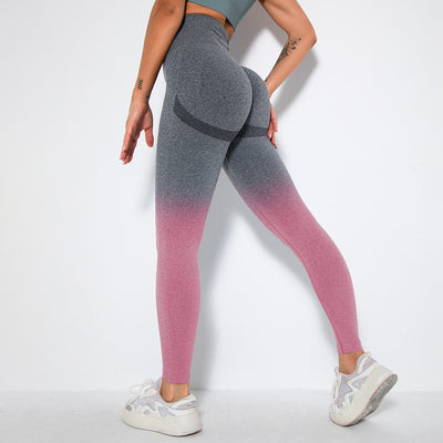 Leggins Yoga Degradado Sonrisa Ajuste Cadera Mujer - Image 49