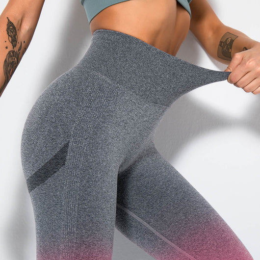 Leggins Yoga Degradado Sonrisa Ajuste Cadera Mujer - Image 51