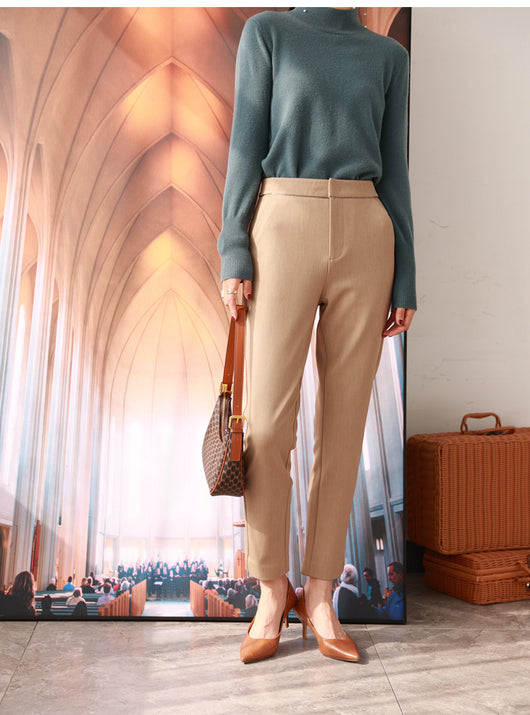 Pantalones Rectos Sueltos Talle Slim para Mujer - Diseño Moderno - Image 15