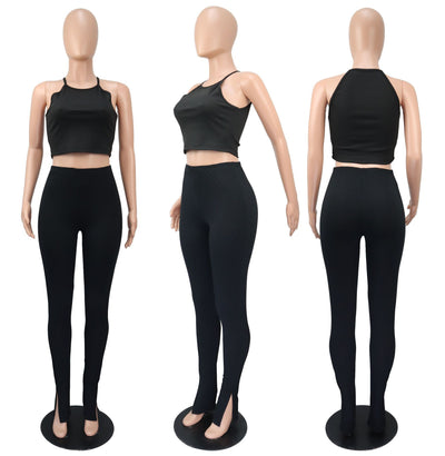 Pantalones Micro Acampanados Cintura Alta con Abertura Lateral - Image 15