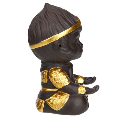 Juego de Té Kung Fu en Arcilla Púrpura con Estatua del Rey Mono - Decoración para Bandeja de Té - Image 15
