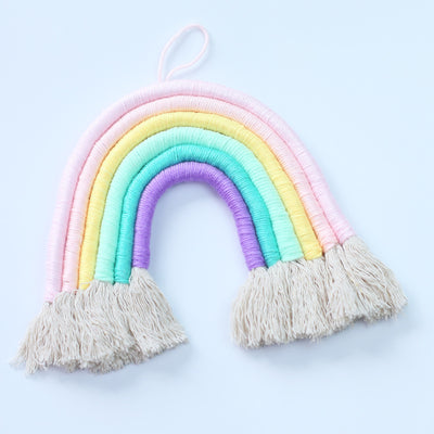Tapiz Arcoíris Tejido a Mano con Borlas Decorativas - Image 21