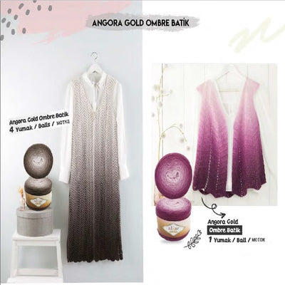 Hilo Angora Gold Ombre 150gr-825m | 20% Lana 80% Acrílico - Image 7