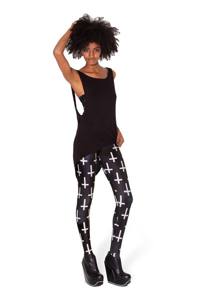 Leggins con Estampado Digital Cielo Azul, Nubes Blancas y Mar - Image 39