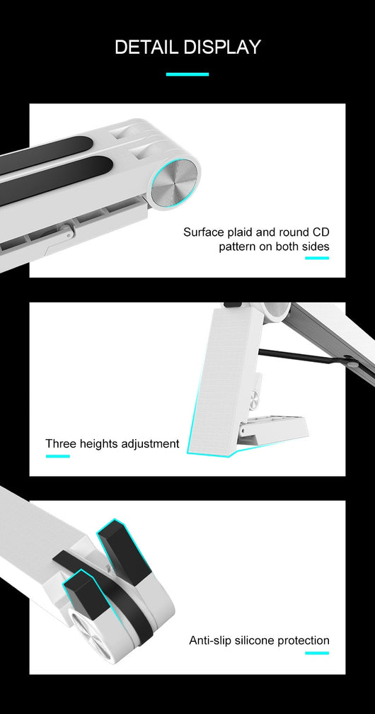 Soporte Plegable para Laptop - Ergonómico y Portátil - Image 17