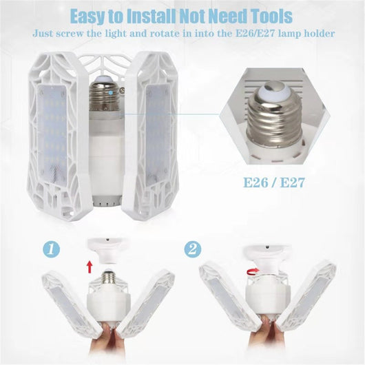 Lámpara LED Plegable para Garaje - Luz Deformable de Alto Rendimiento - Image 18