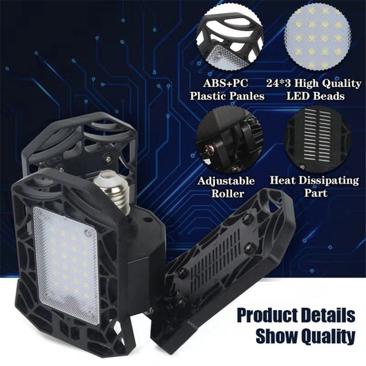 Lámpara LED Plegable para Garaje - Luz Deformable de Alto Rendimiento - Image 22