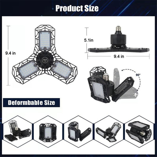 Lámpara LED Plegable para Garaje - Luz Deformable de Alto Rendimiento - Image 24