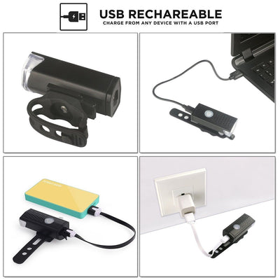 Faro Delantero para Bicicleta Recargable por USB - Image 8