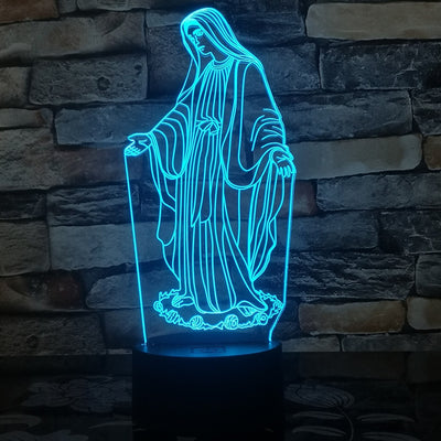 Lámpara LED 3D Táctil USB para Niños - Luz Nocturna Infantil - Image 14