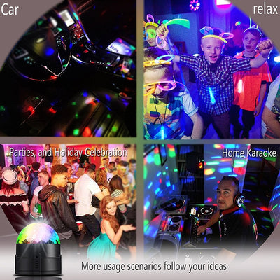 Bola de Cristal Mágica LED con Control Remoto para Karaoke y Fiestas - Image 13