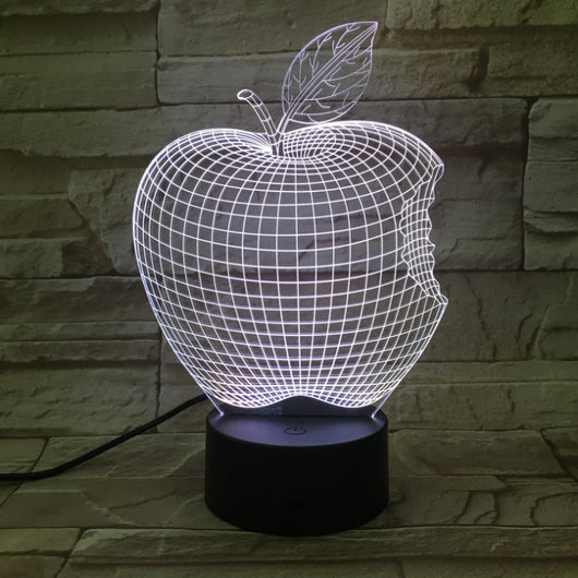 Lámpara de Noche 3D de Frutas con Luces de Colores - Image 6