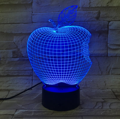 Lámpara de Noche 3D de Frutas con Luces de Colores - Image 9