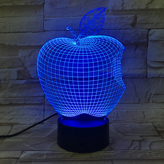 Lámpara de Noche 3D de Frutas con Luces de Colores - Image 9