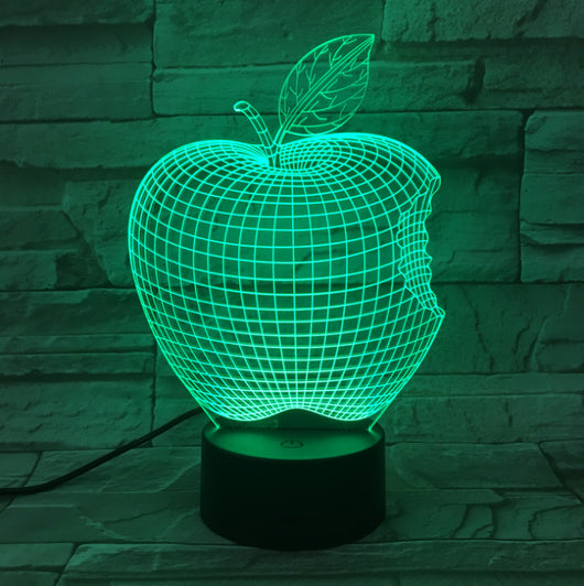 Lámpara de Noche 3D de Frutas con Luces de Colores - Image 10