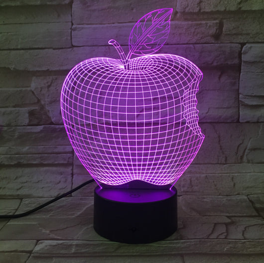 Lámpara de Noche 3D de Frutas con Luces de Colores - Image 12