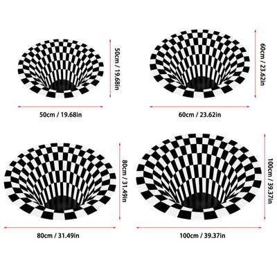 Tapete de Ilusión Óptica 3D Vórtex - Image 10