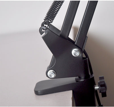 Lámpara de Escritorio Articulada con Brazo Extensible y Pinza Giratoria - Image 7