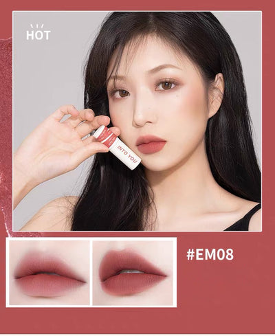 Brillo Labial Mate Aterciopelado de Larga Duración Impermeable Dual - Image 26