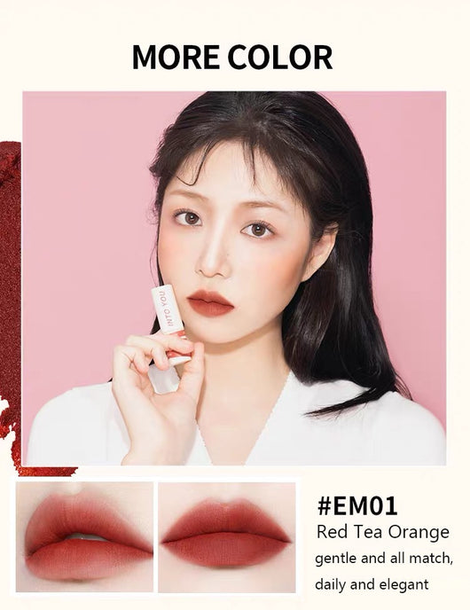Brillo Labial Mate Aterciopelado de Larga Duración Impermeable Dual - Image 27