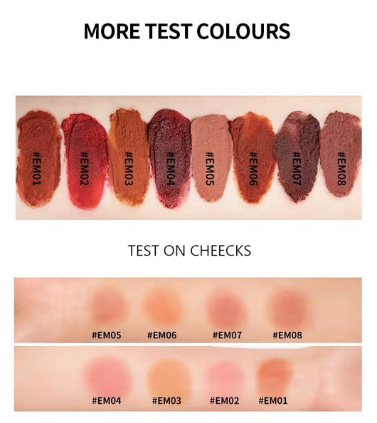 Brillo Labial Mate Aterciopelado de Larga Duración Impermeable Dual - Image 33