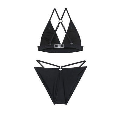 Bikini Dividido con Escote Profundo Ajustado para Mujer - Traje de Baño Sexy Primavera - Image 13