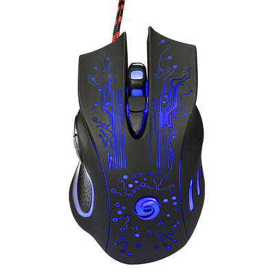 Ratón Gaming USB 5500 DPI con 7 Botones, Retroiluminación LED y Diseño Ergonómico - Image 7