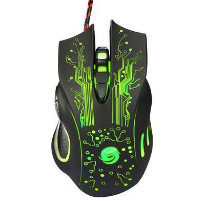 Ratón Gaming USB 5500 DPI con 7 Botones, Retroiluminación LED y Diseño Ergonómico - Image 8