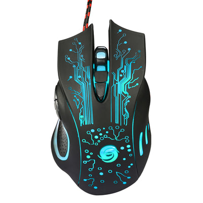 Ratón Gaming USB 5500 DPI con 7 Botones, Retroiluminación LED y Diseño Ergonómico - Image 9