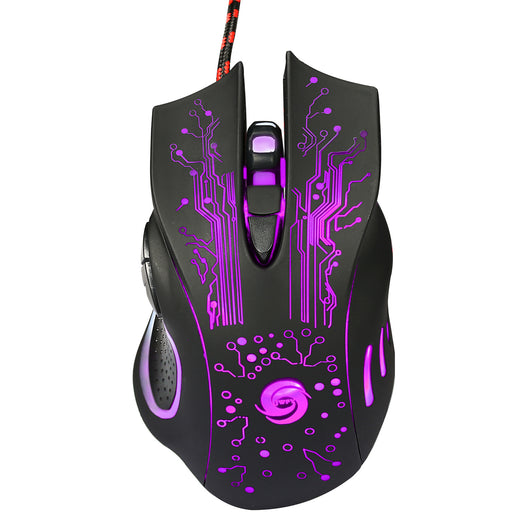Ratón Gaming USB 5500 DPI con 7 Botones, Retroiluminación LED y Diseño Ergonómico - Image 10