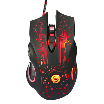 Ratón Gaming USB 5500 DPI con 7 Botones, Retroiluminación LED y Diseño Ergonómico - Image 11