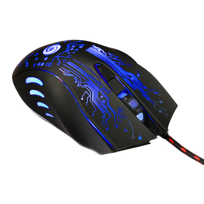 Ratón Gaming USB 5500 DPI con 7 Botones, Retroiluminación LED y Diseño Ergonómico - Image 14